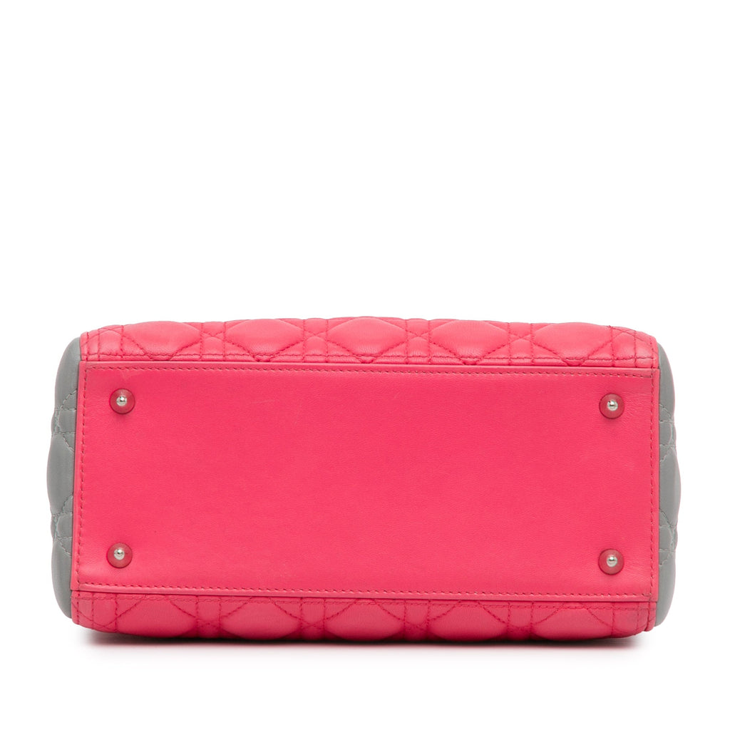 Dior Lady Dior Cannage Pink Handbag