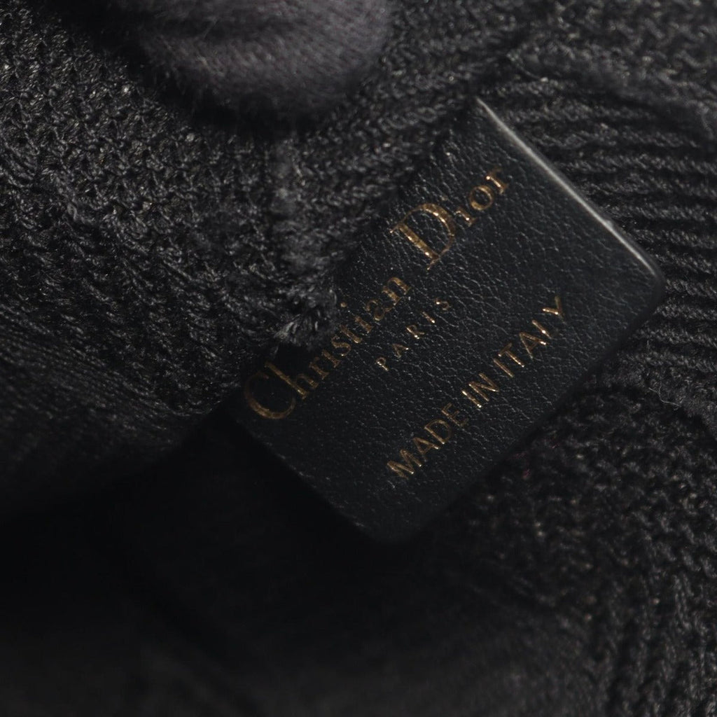 Dior Handbag Book Tote Mini Black Canvas