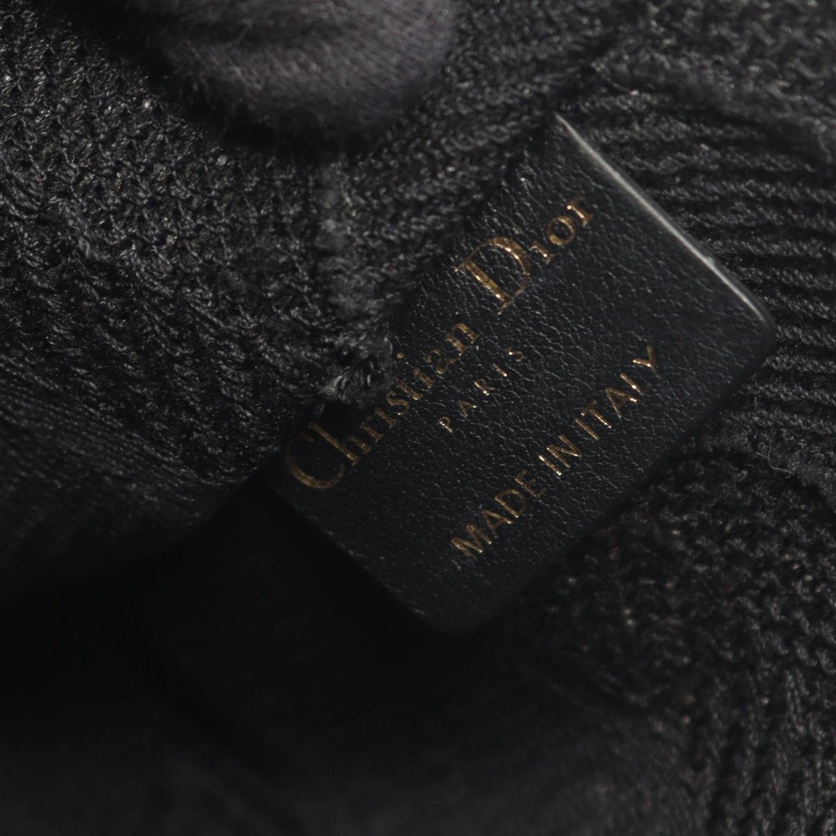 Dior Handbag Book Tote Mini Black Canvas