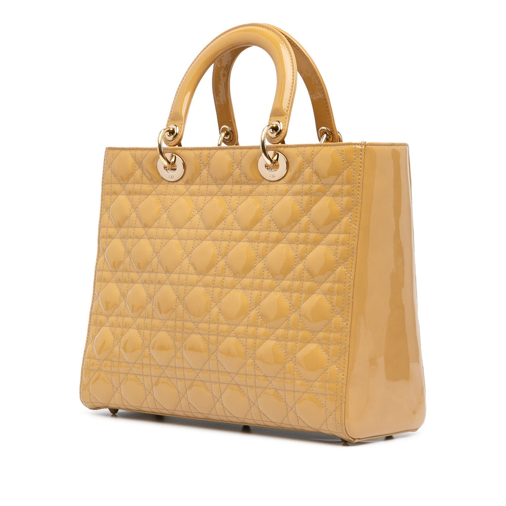 Dior Lady Dior Leather Handbag