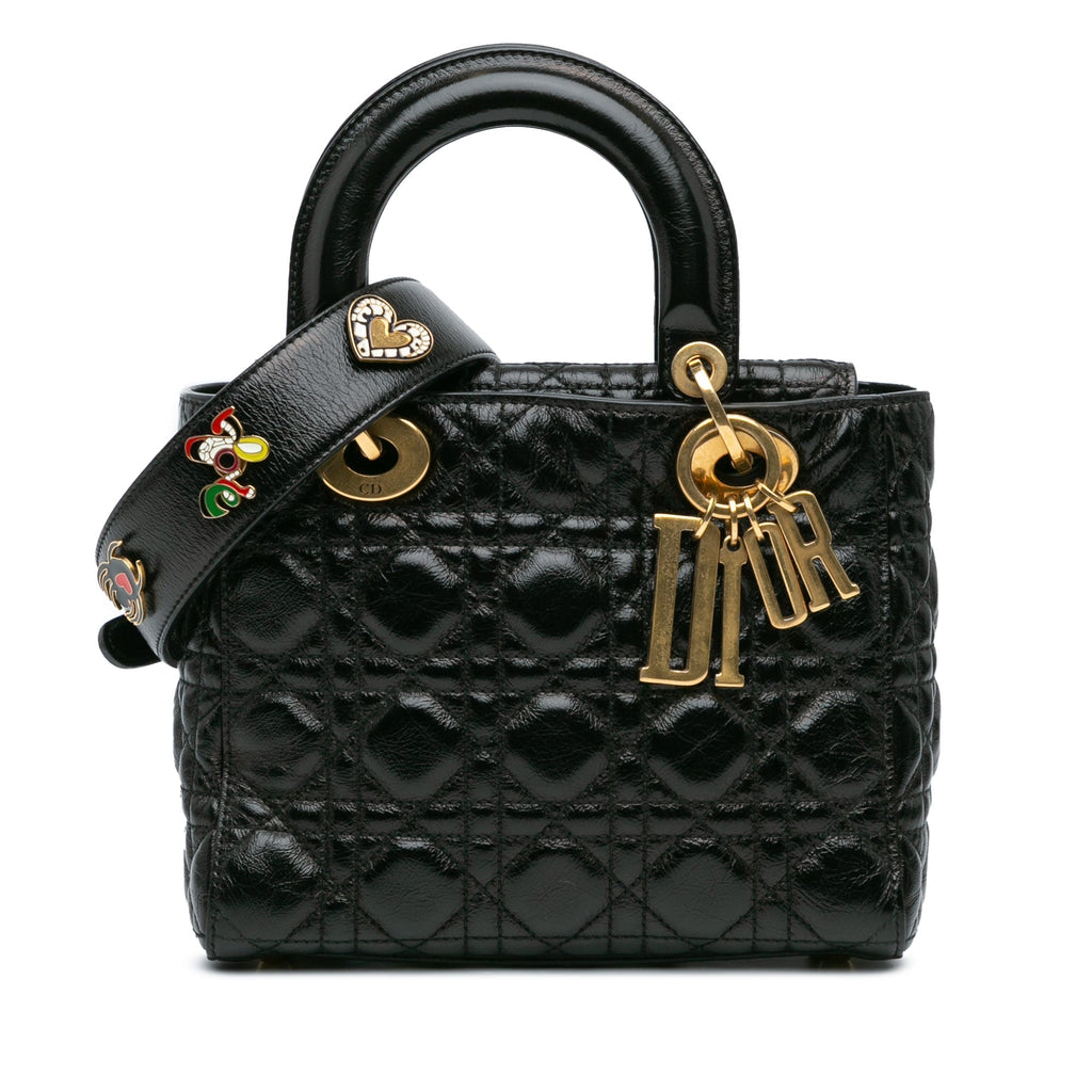 Dior Lady Dior Leather Handbag