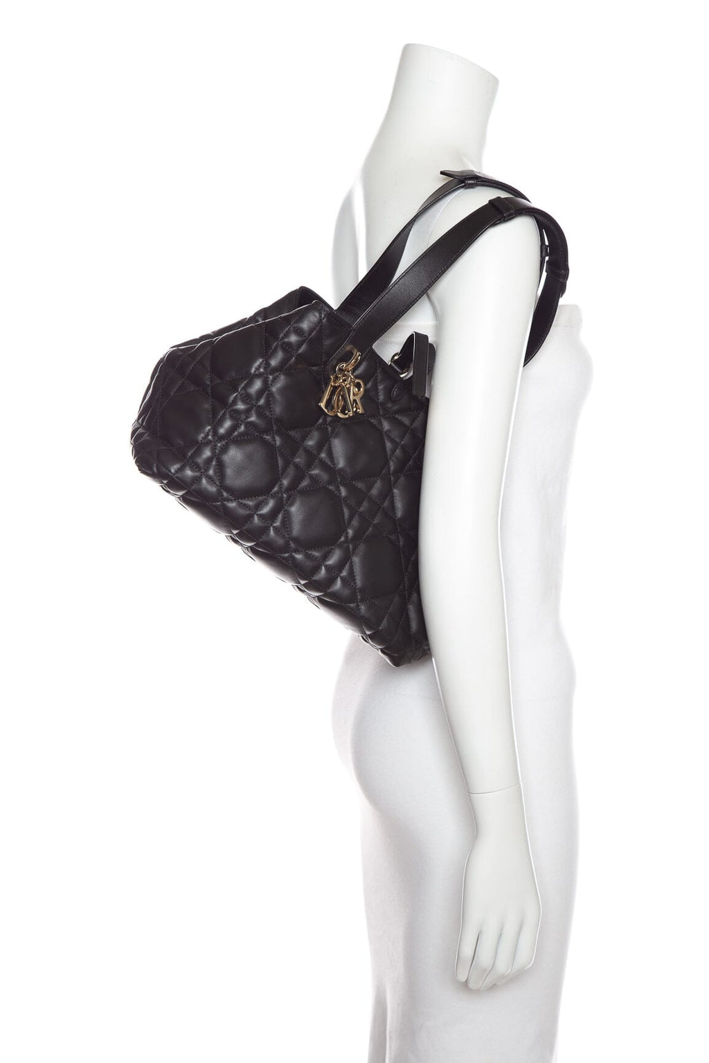 Dior Black Cannage Toujours Handbag
