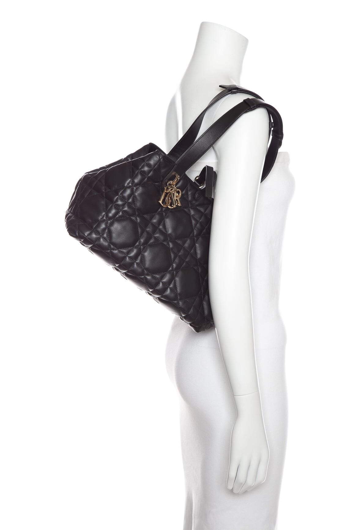 Dior Black Cannage Toujours Handbag