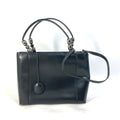 Dior Handbag leather black 2WAY bag Maris Pearl Women