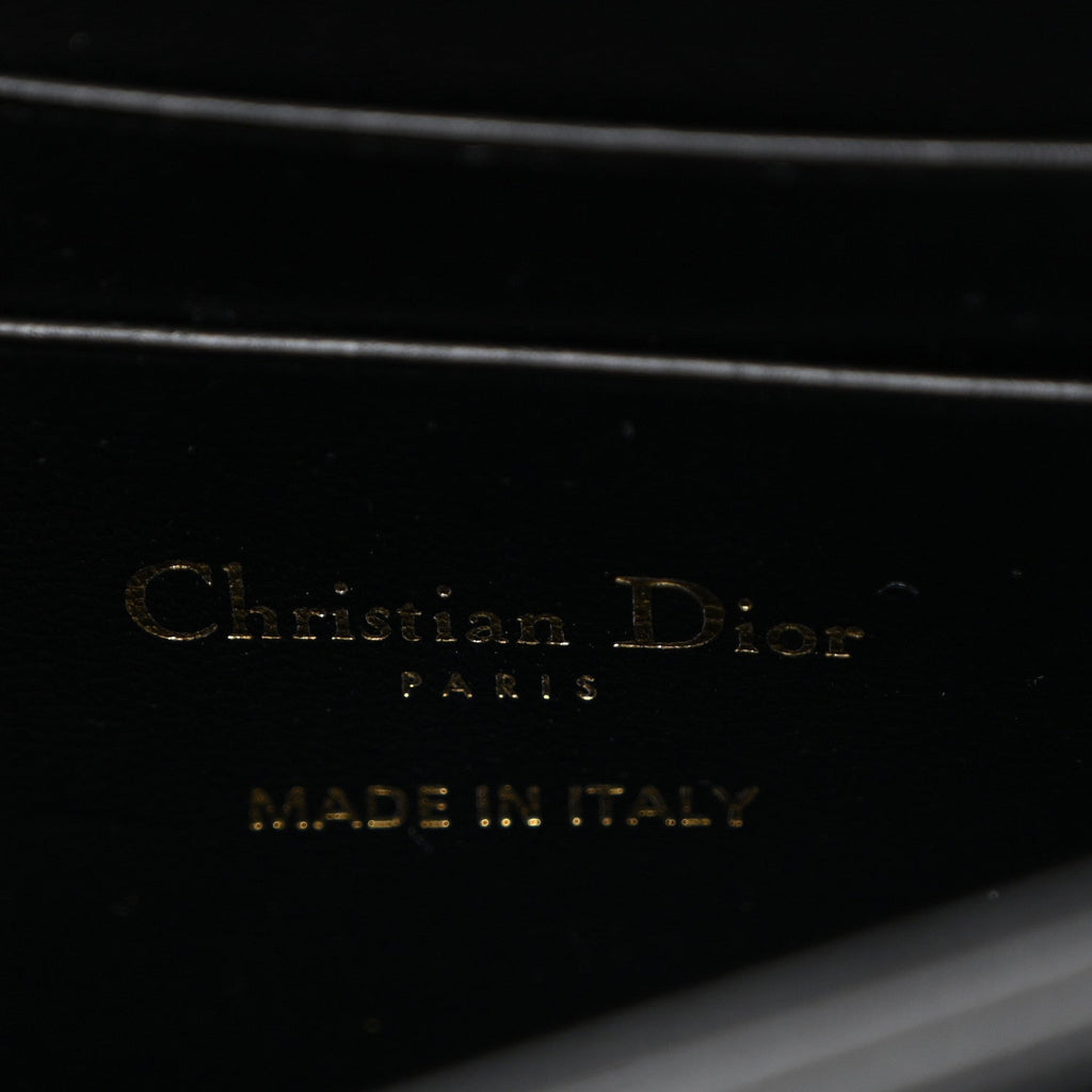 Patent Cannage Mini My Dior Bag Black