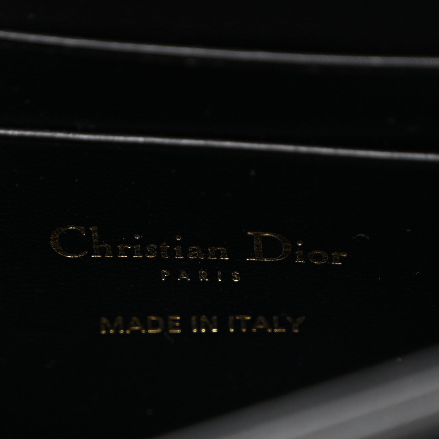 Patent Cannage Mini My Dior Bag Black