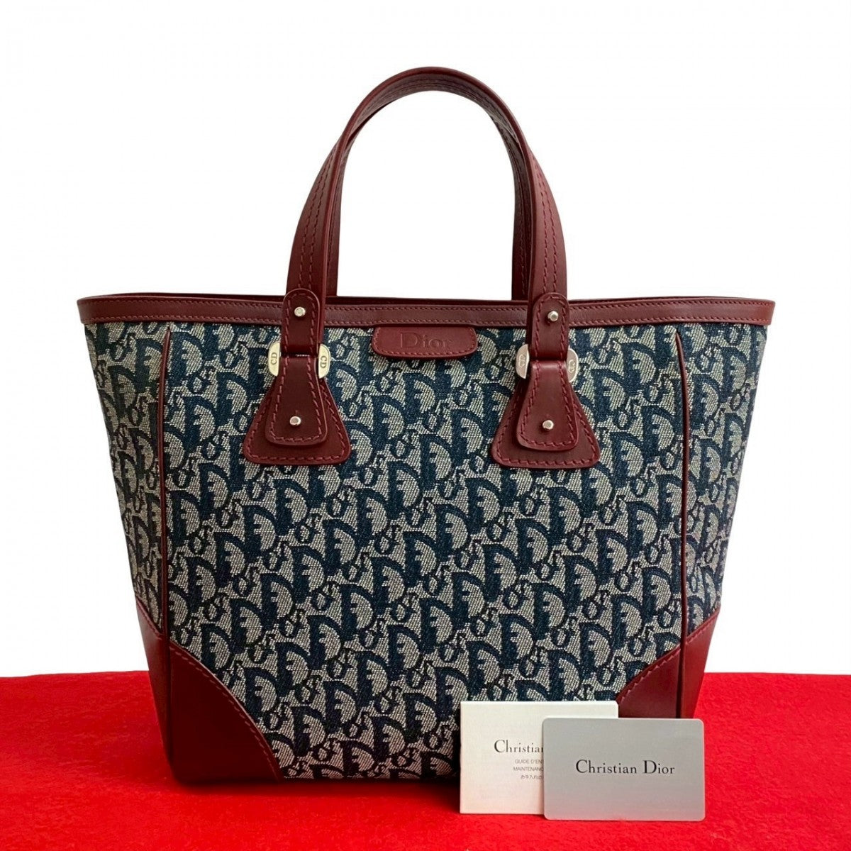 Dior Handbag canvas Navy