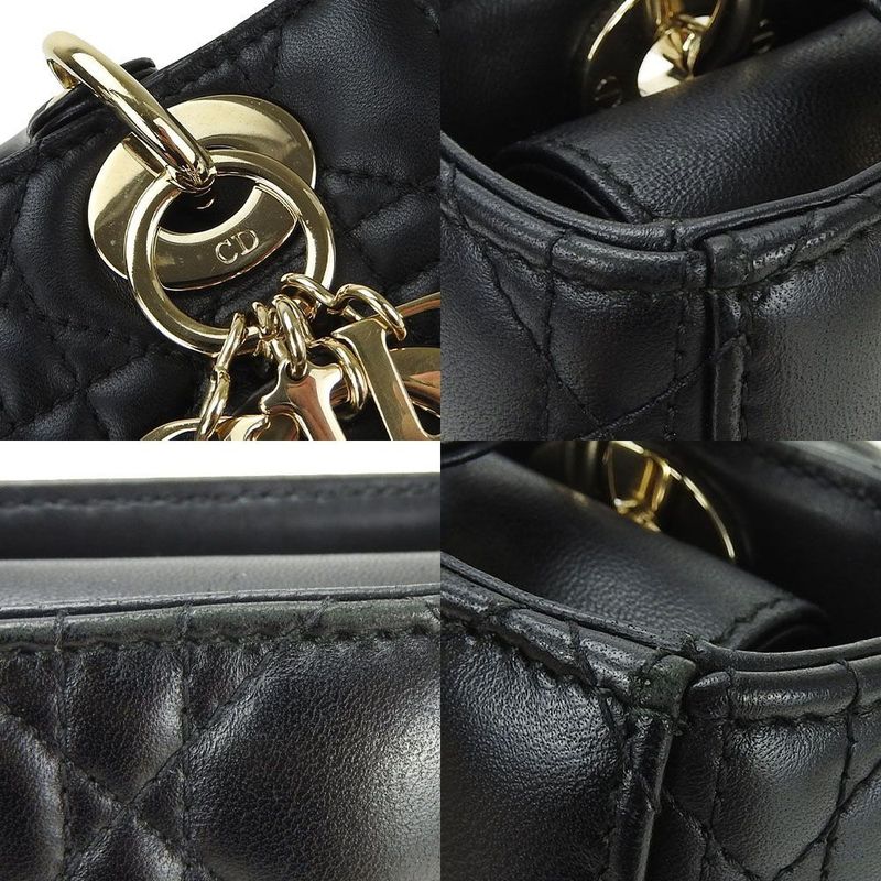 Christian Dior 2way Handbag Shoulder Lady Cannage My Abc Small