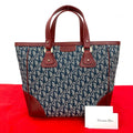 Dior Handbag canvas wine-red