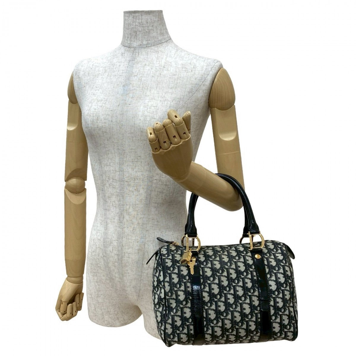 Dior Handbag Patent leather black