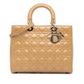 Dior Lady Dior Cannage Brown Handbag
