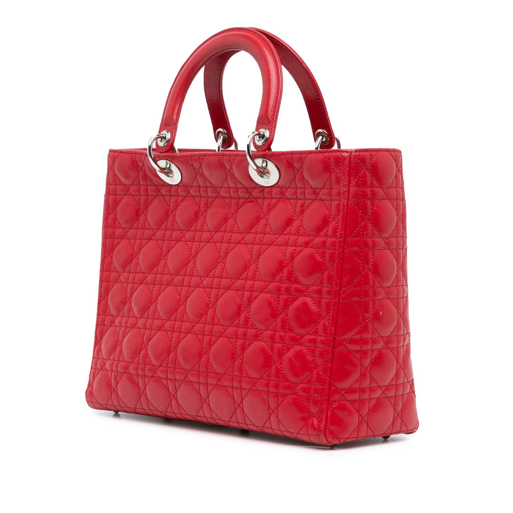 Dior Lady Dior Leather Handbag