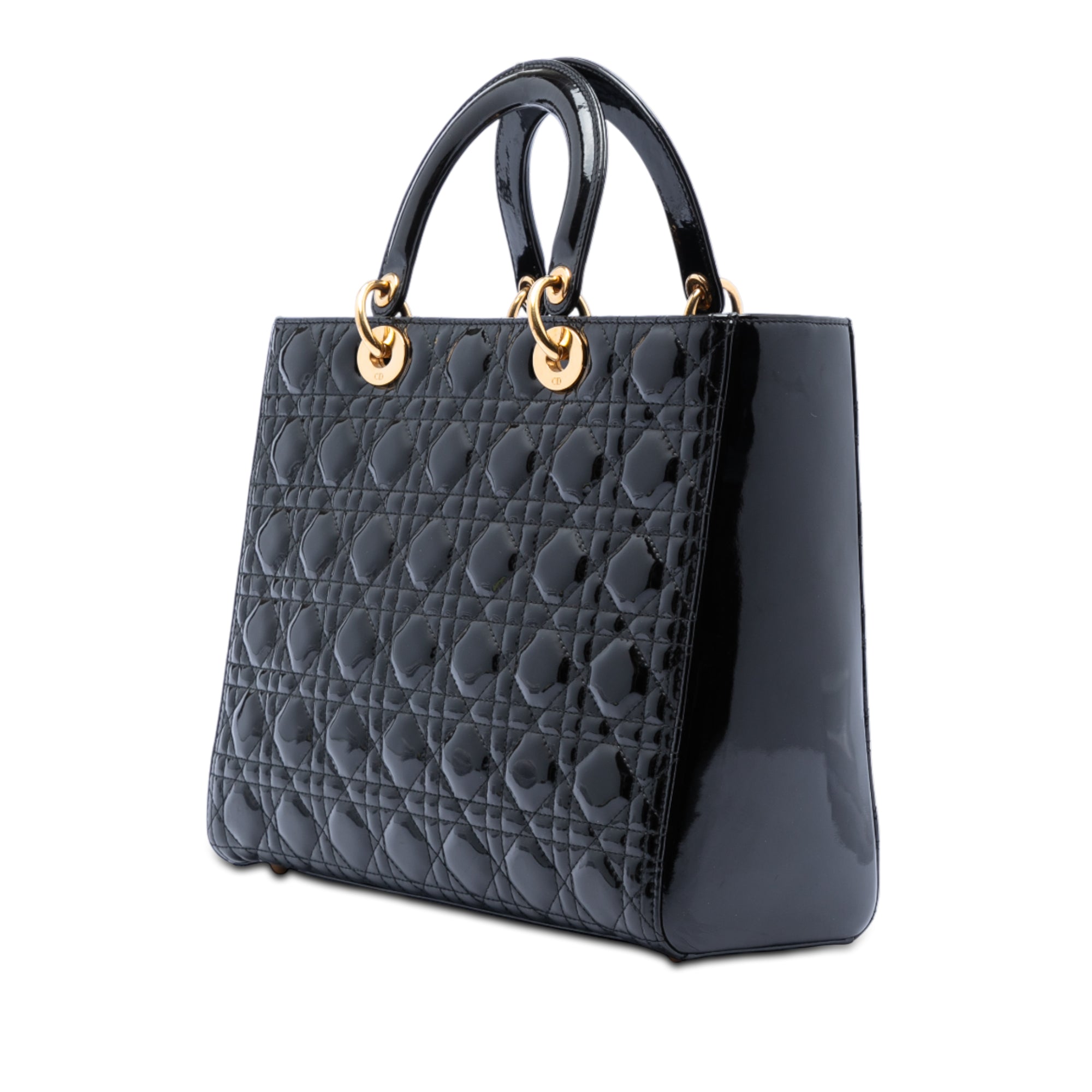 Dior Lady Dior Cannage Black Handbag Style 7