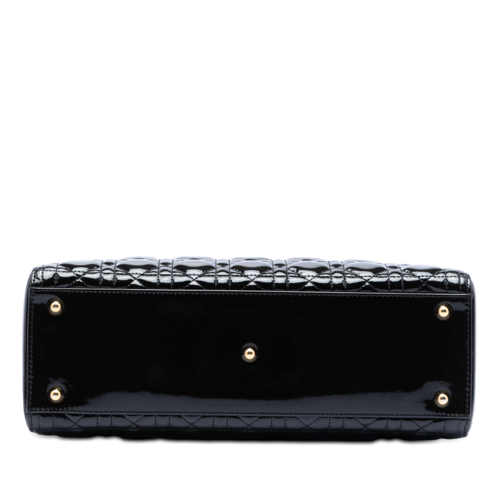 Dior Lady Dior Cannage Black Handbag Style 7