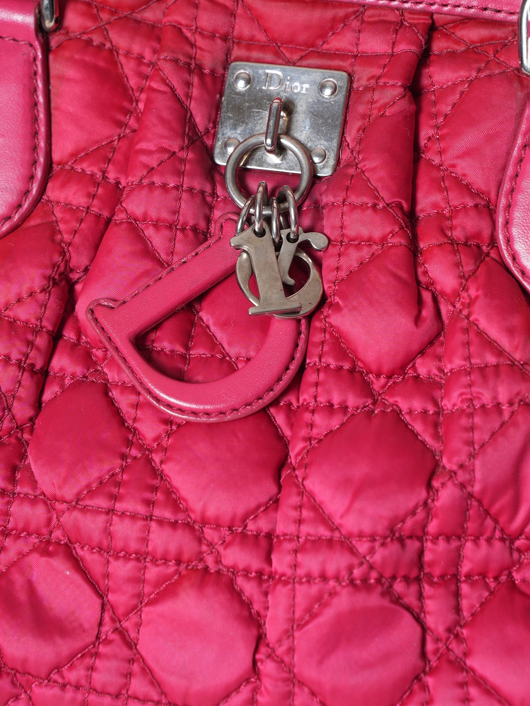 Dior Luxury Leather Handbag Red