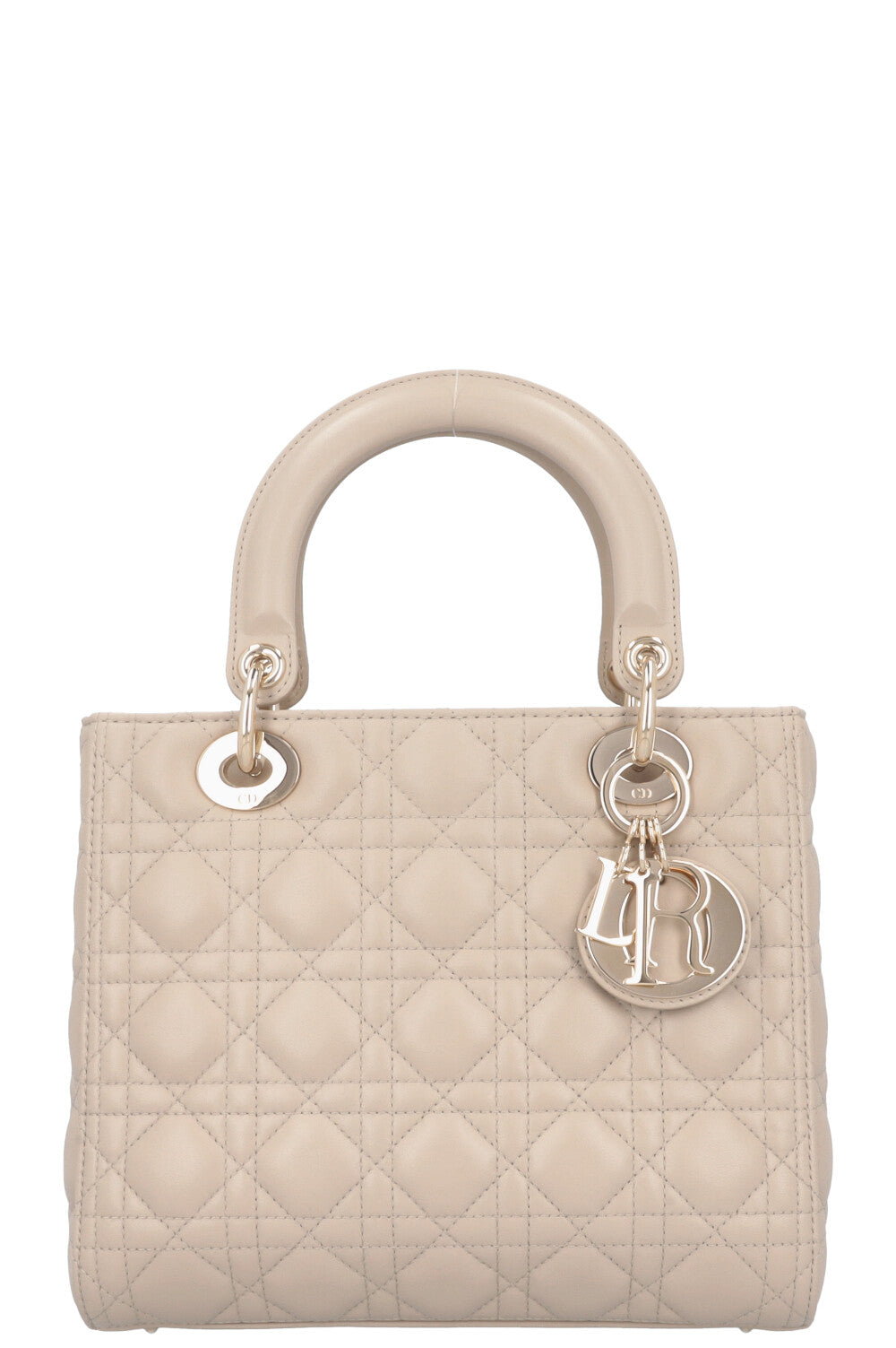 Dior Lady Dior Cannage Grey Handbag Cannage