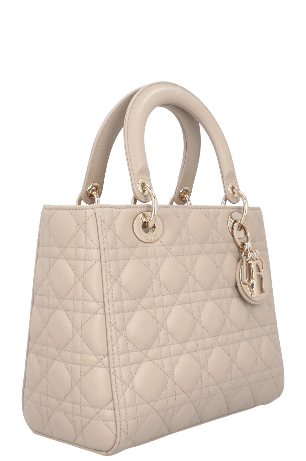 Dior Lady Dior Cannage Grey Handbag Cannage