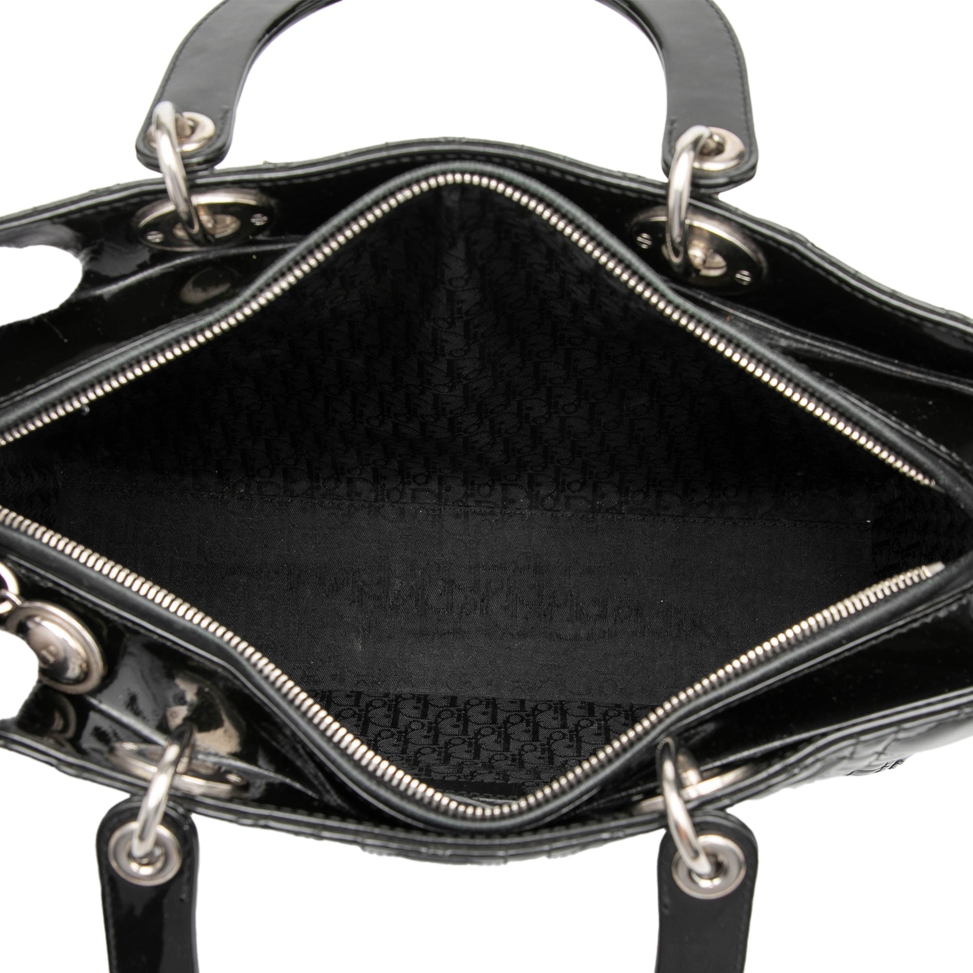 Dior Lady Dior Cannage Black Handbag Style 3