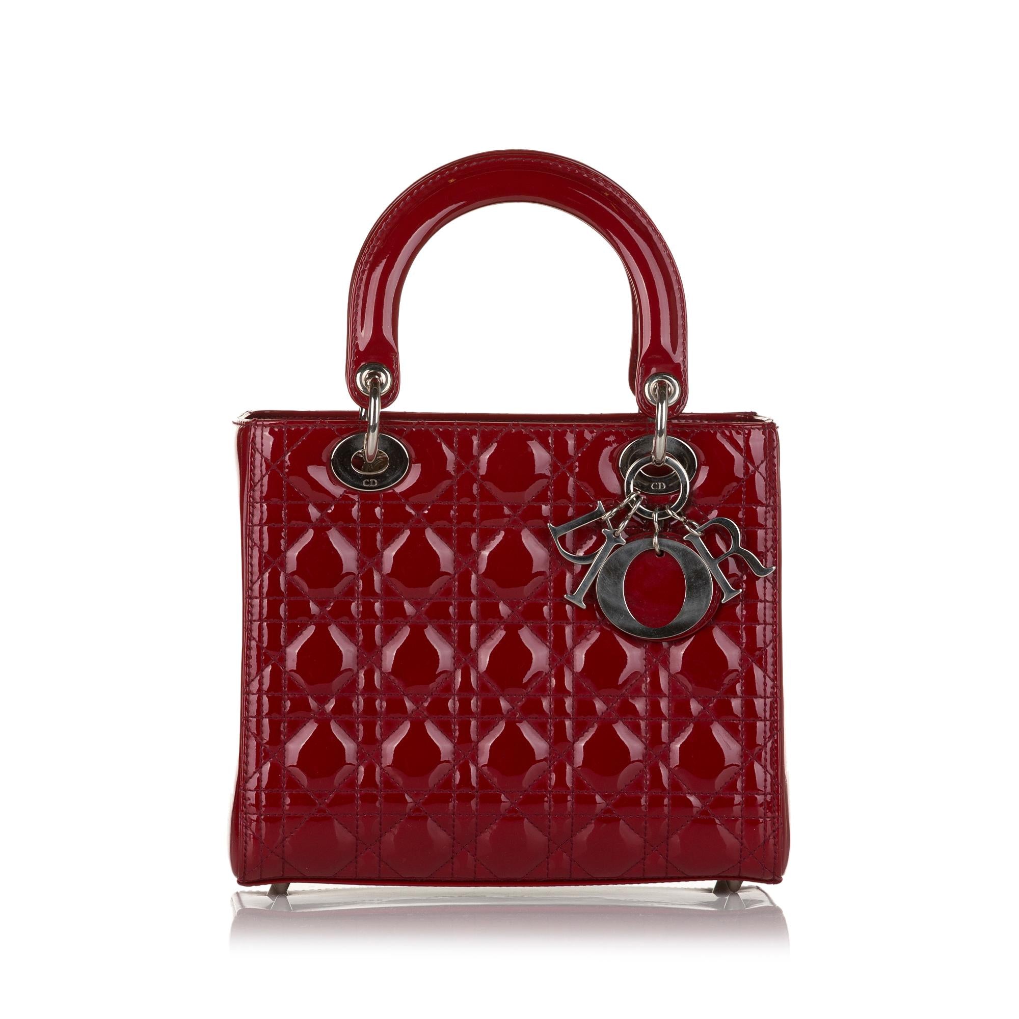 Dior Lady Dior Leather Mini Handbag