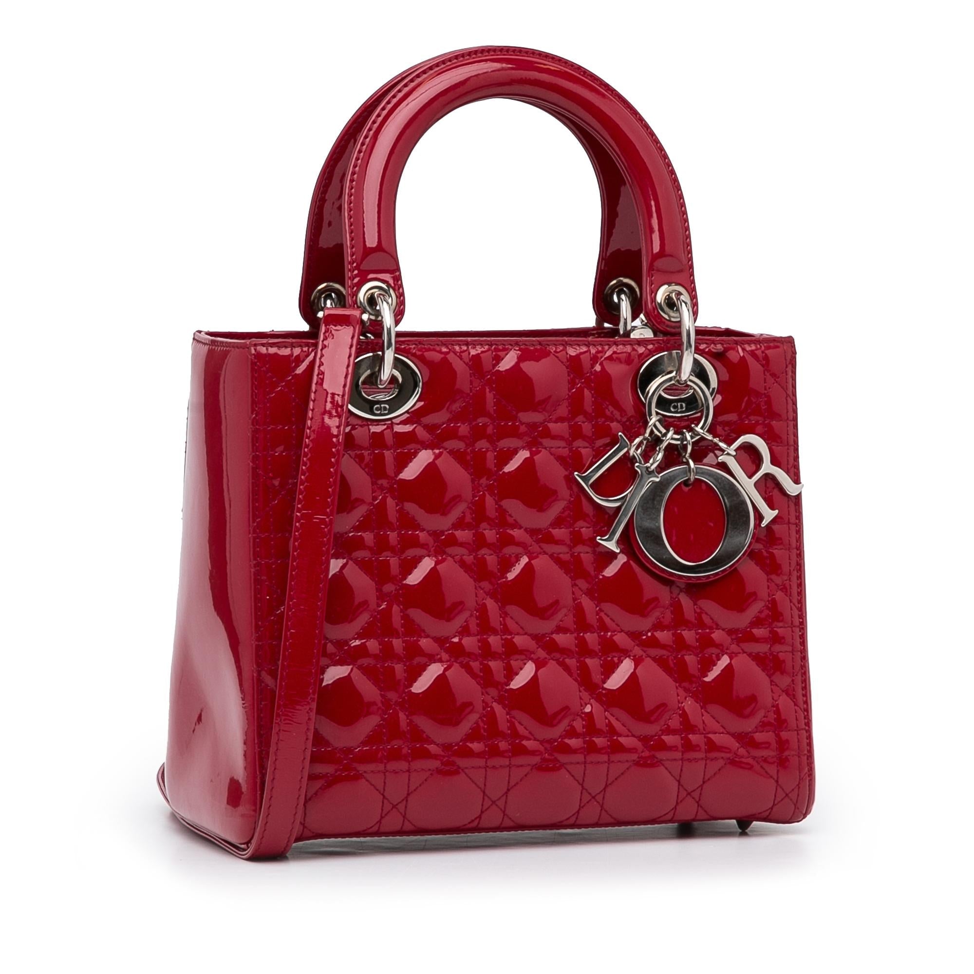 Dior Lady Dior Leather Mini Handbag