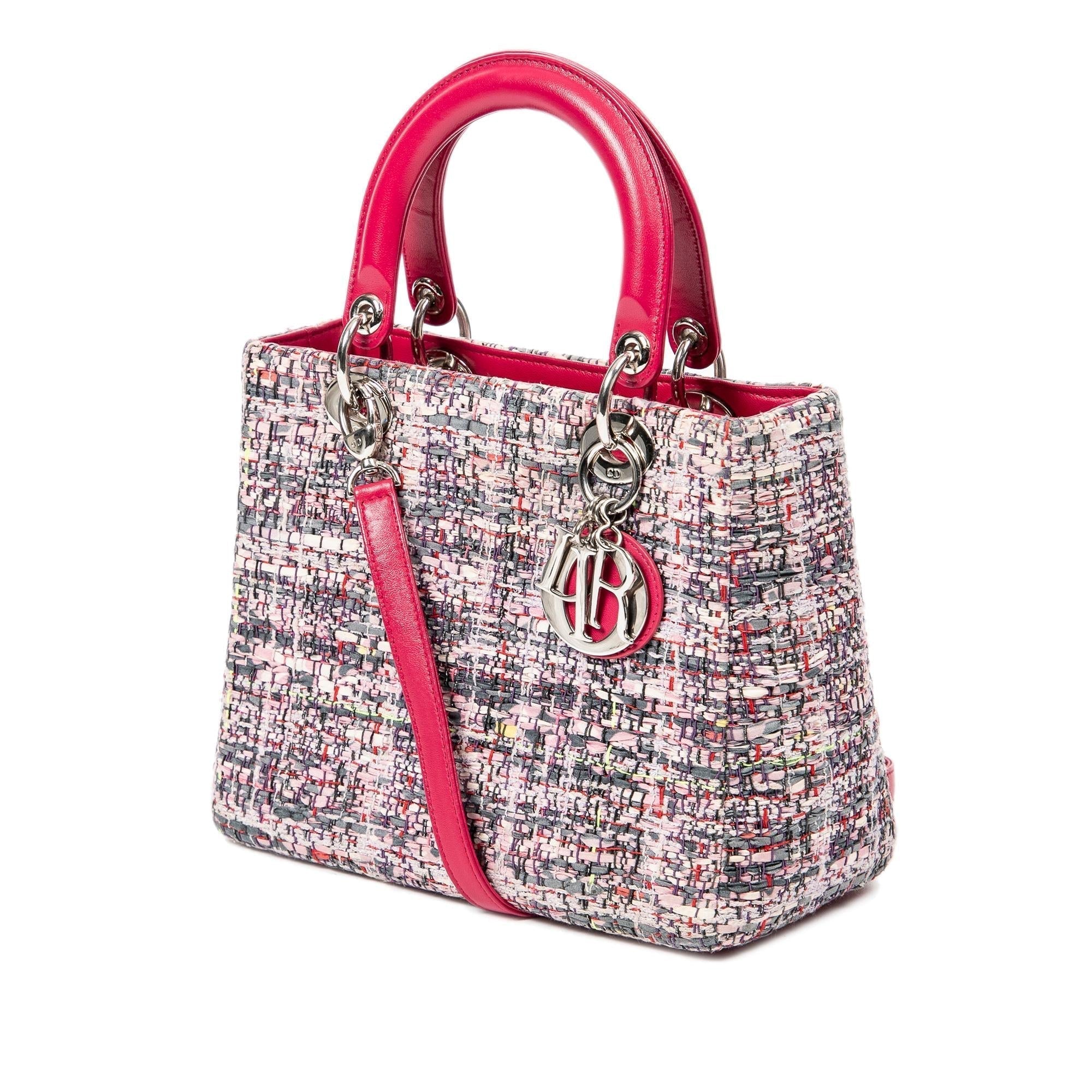 Dior Medium Tweed Dior Satchel (SHG-8yJnUk)