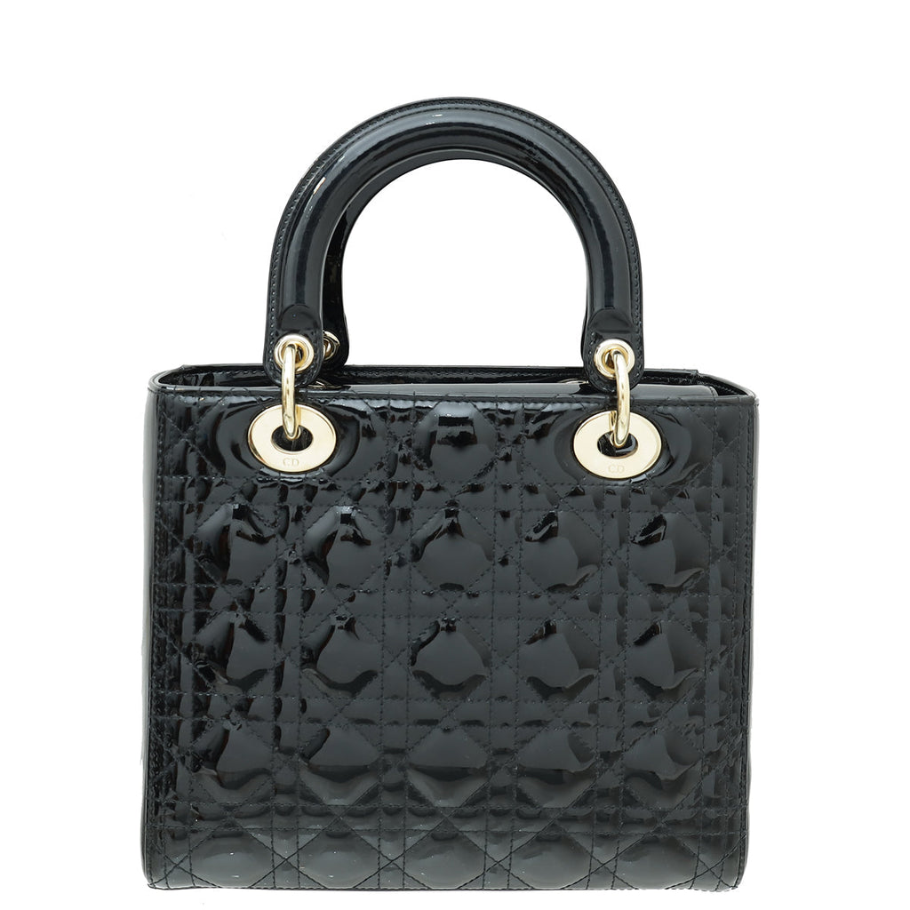 Dior Lady Dior Leather Handbag Style 39