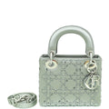 Dior Lady Dior Cannage Grey Handbag