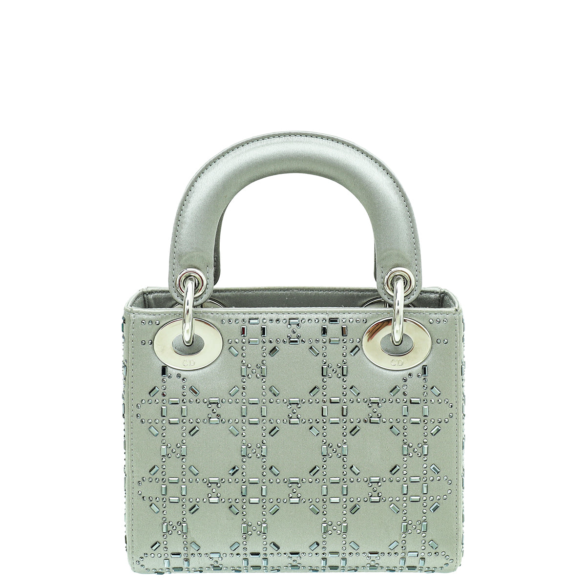 Dior Lady Dior Cannage Grey Handbag