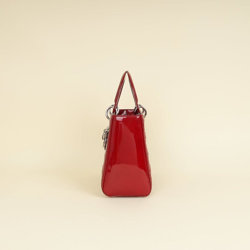 Dior Lady Dior Leather Handbag Style 84