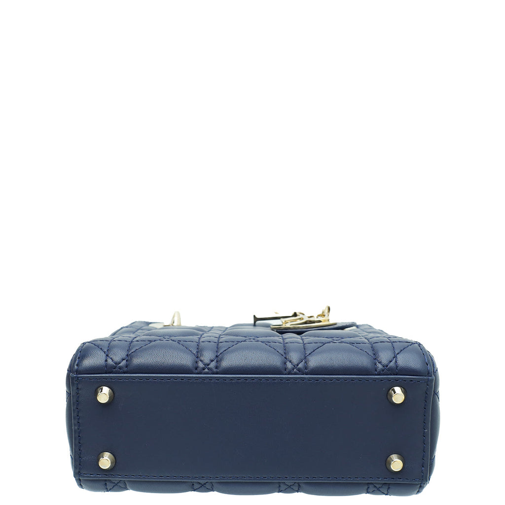 Dior Lady Dior Leather Handbag Style 30