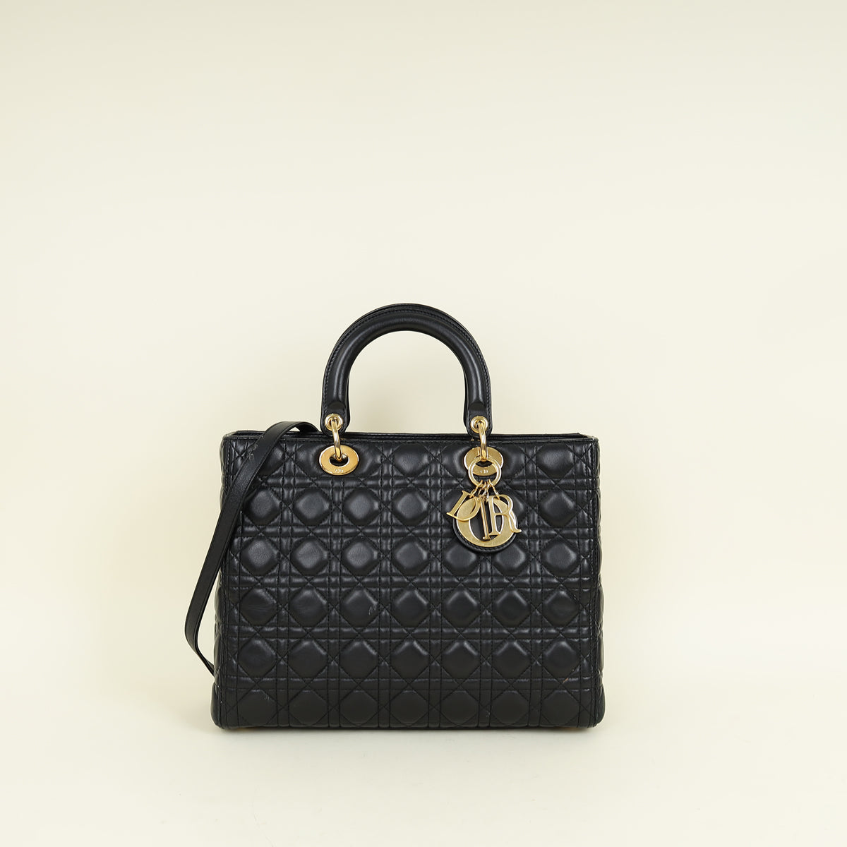 Dior Lady Dior Leather Handbag Style 94