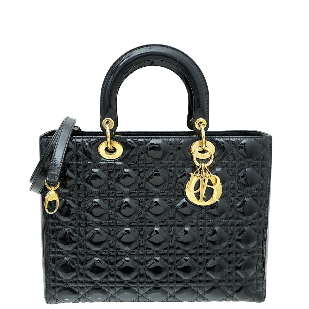 Dior Lady Dior Leather Handbag Style 26