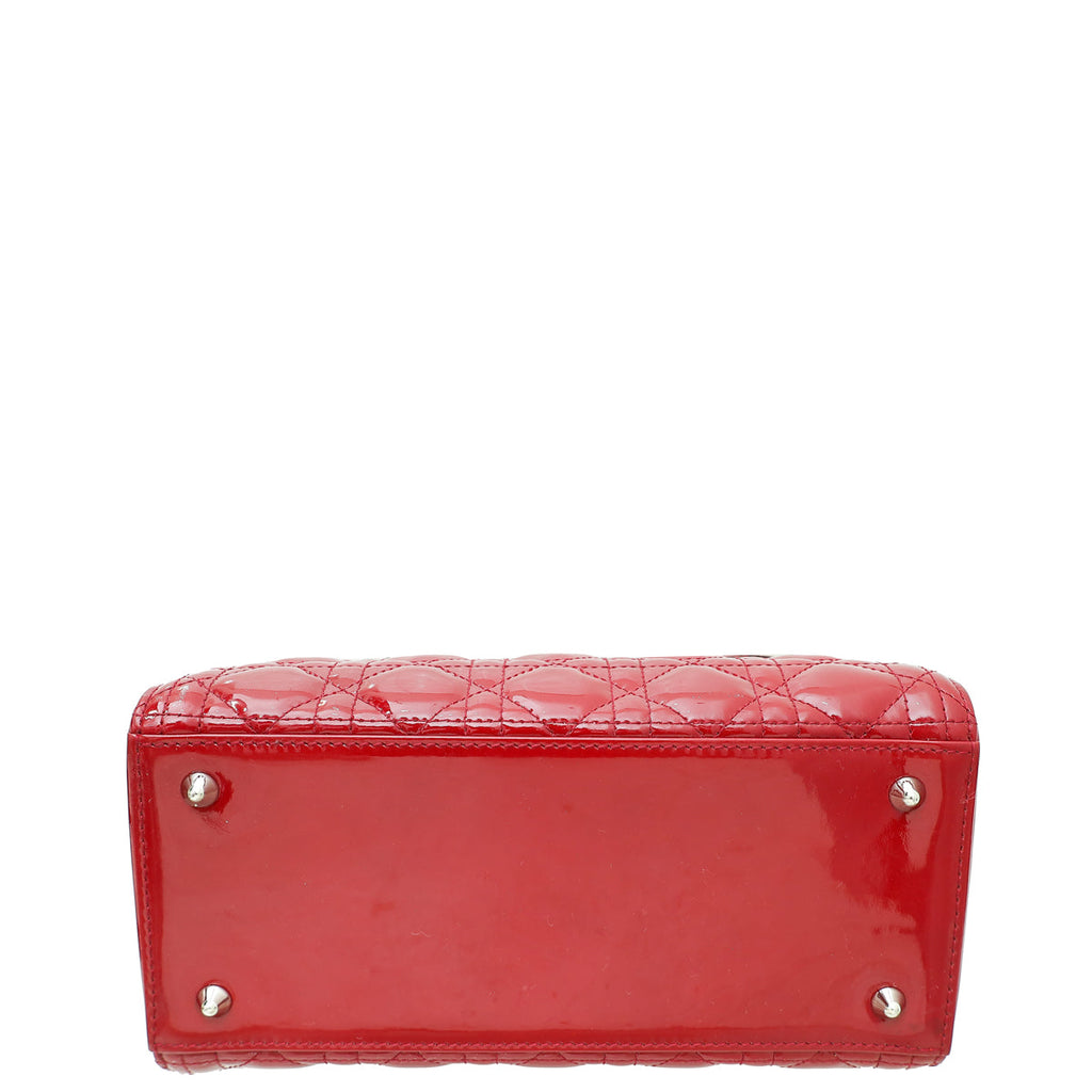 Dior Lady Dior Leather Handbag Style 25