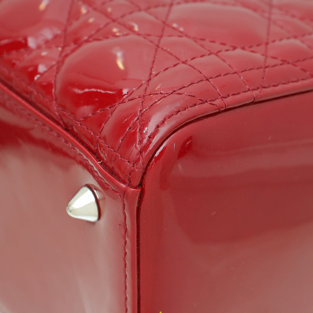 Dior Lady Dior Leather Handbag Style 25