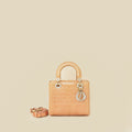 Dior Lady Dior Leather Handbag Style 100