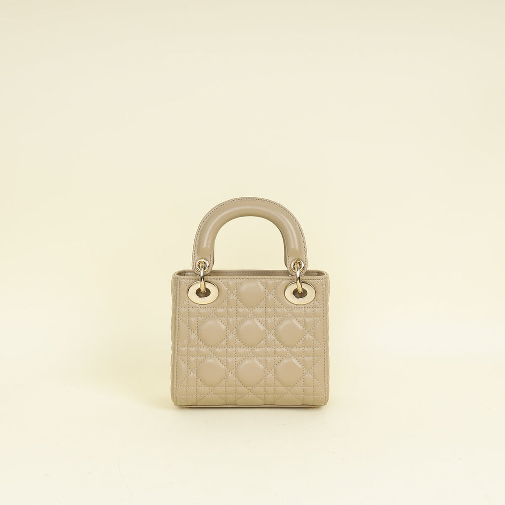 Dior Lady Dior Leather Handbag Style 93