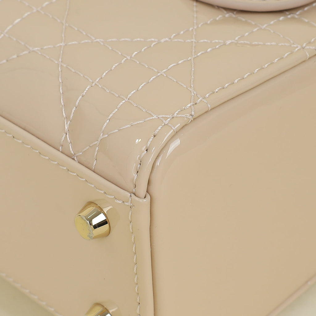 Dior Lady Dior Leather Handbag Style 106