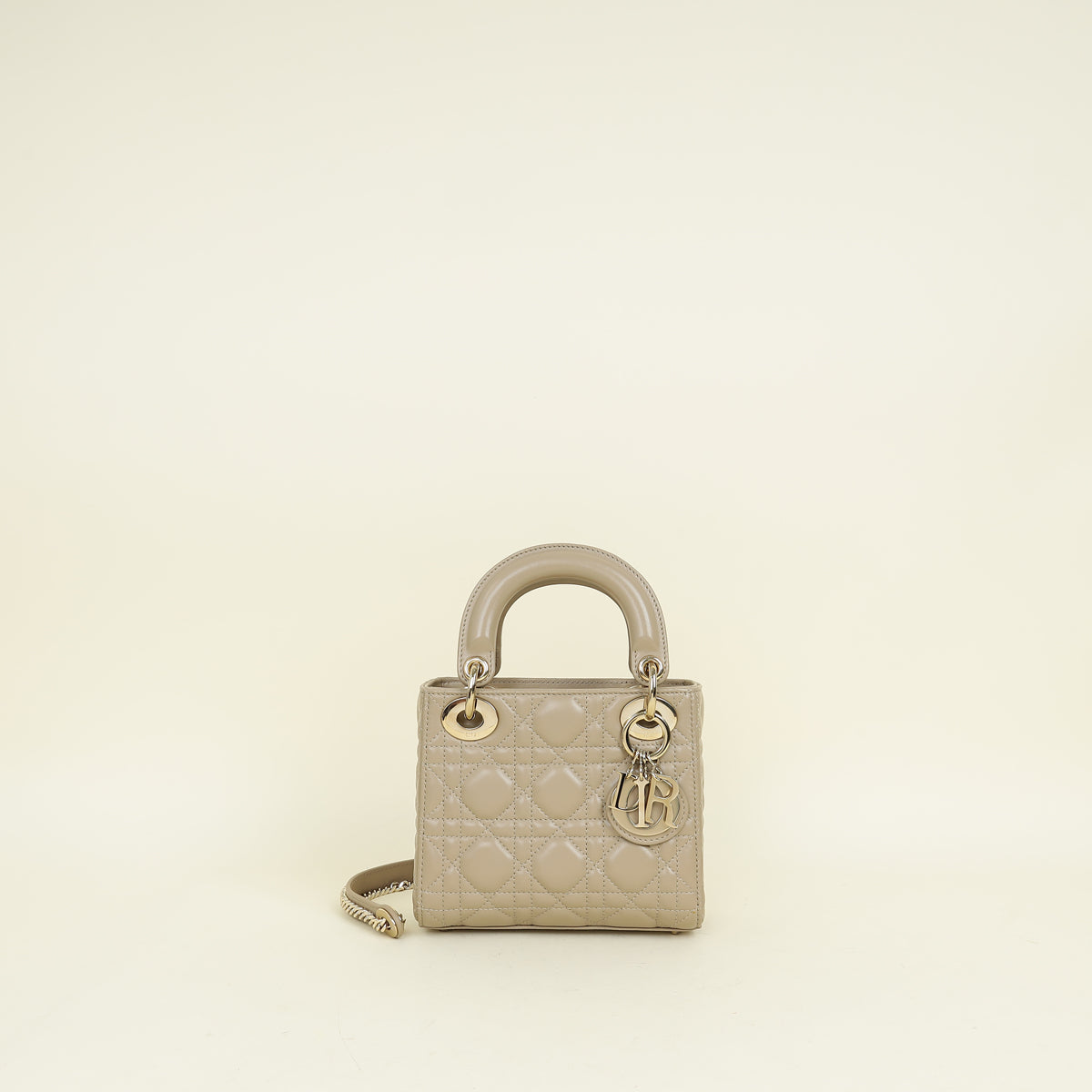 Dior Lady Dior Leather Handbag Style 107
