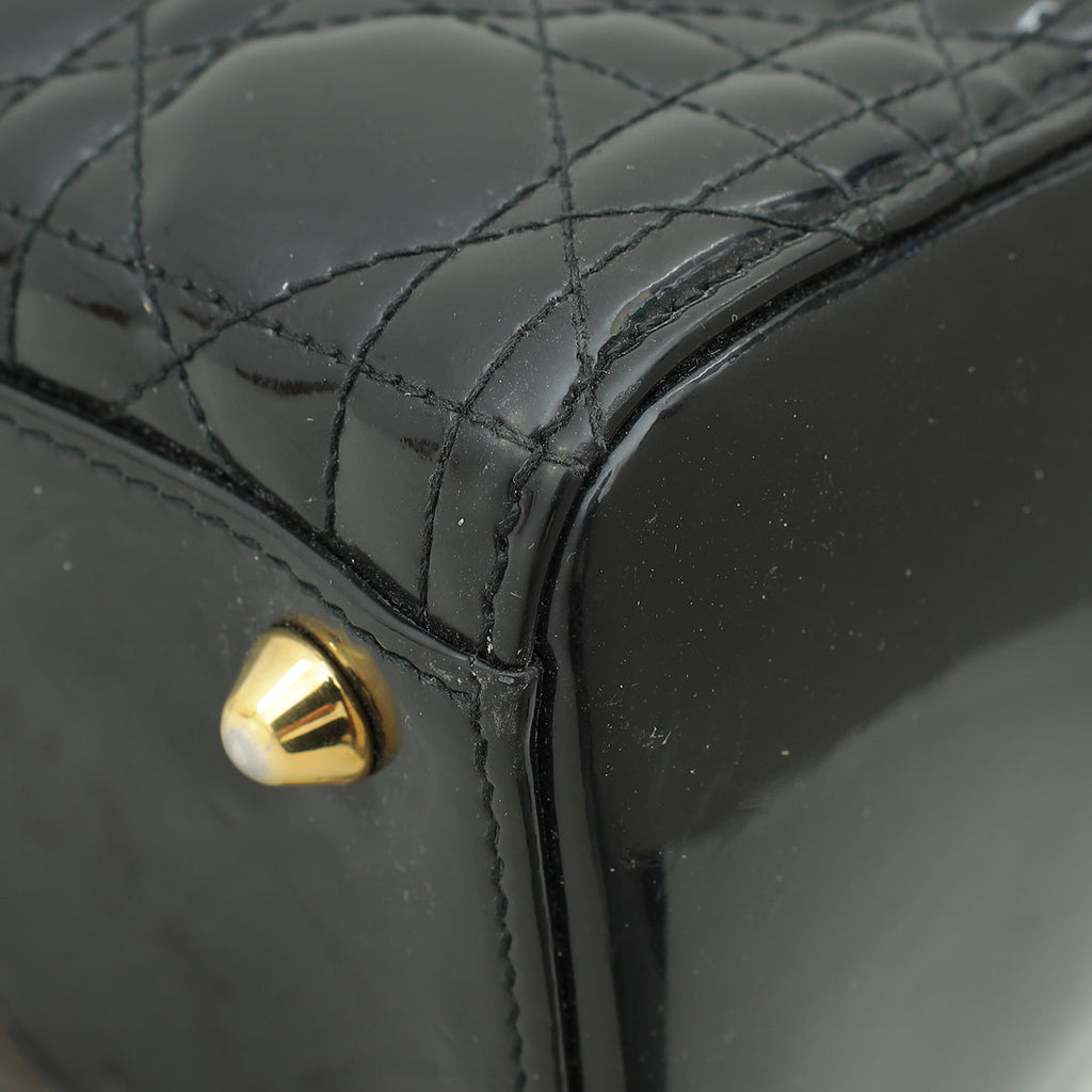 Dior Lady Dior Leather Handbag Style 63