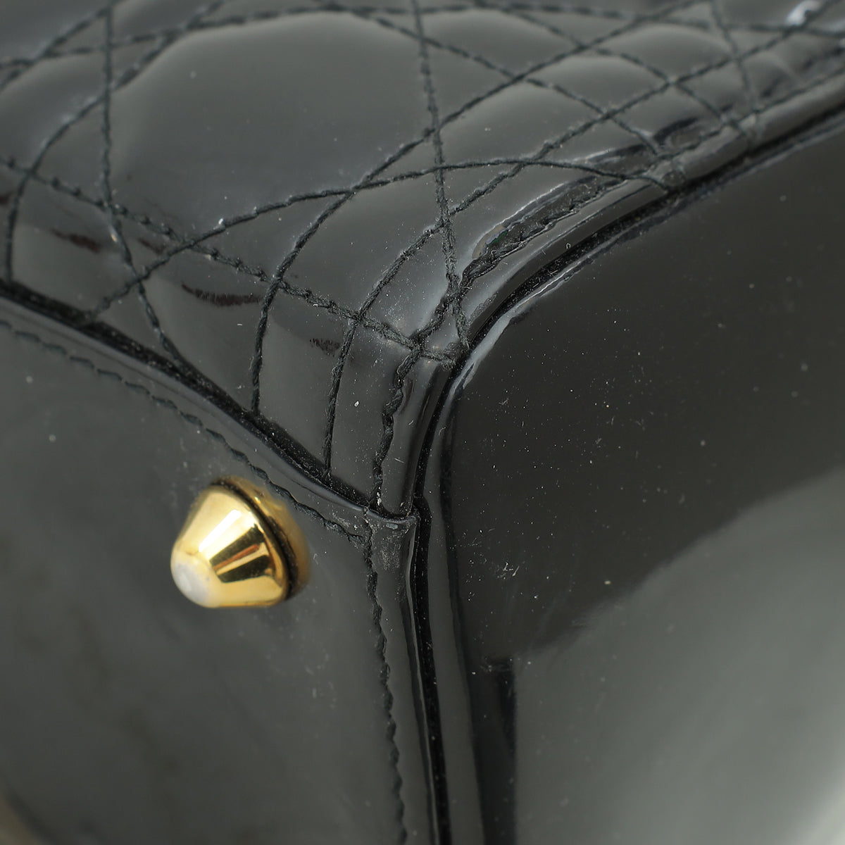 Dior Lady Dior Leather Handbag Style 63
