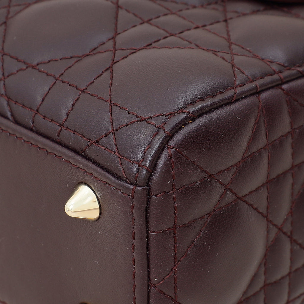 Dior Lady Dior Leather Handbag Style 73