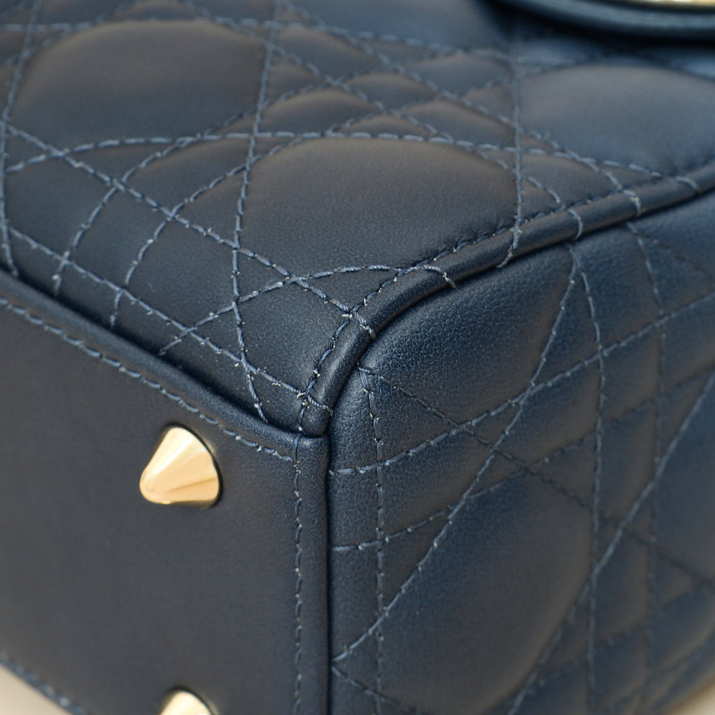 Dior Lady Dior Leather Handbag Style 76