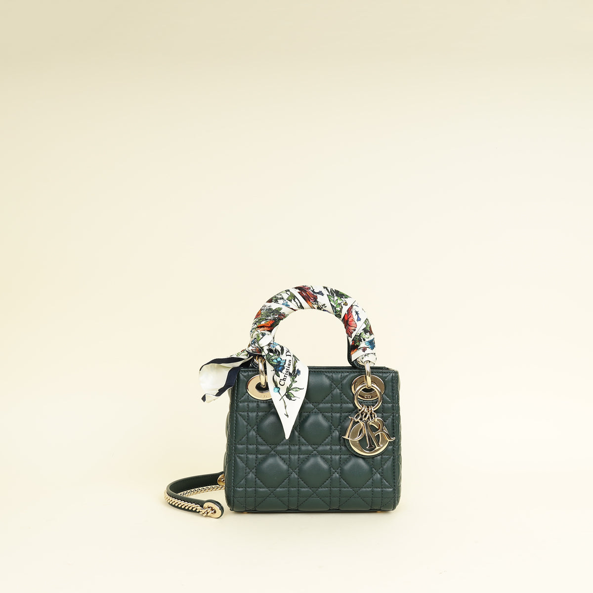 Dior Lady Dior Leather Handbag Style 88