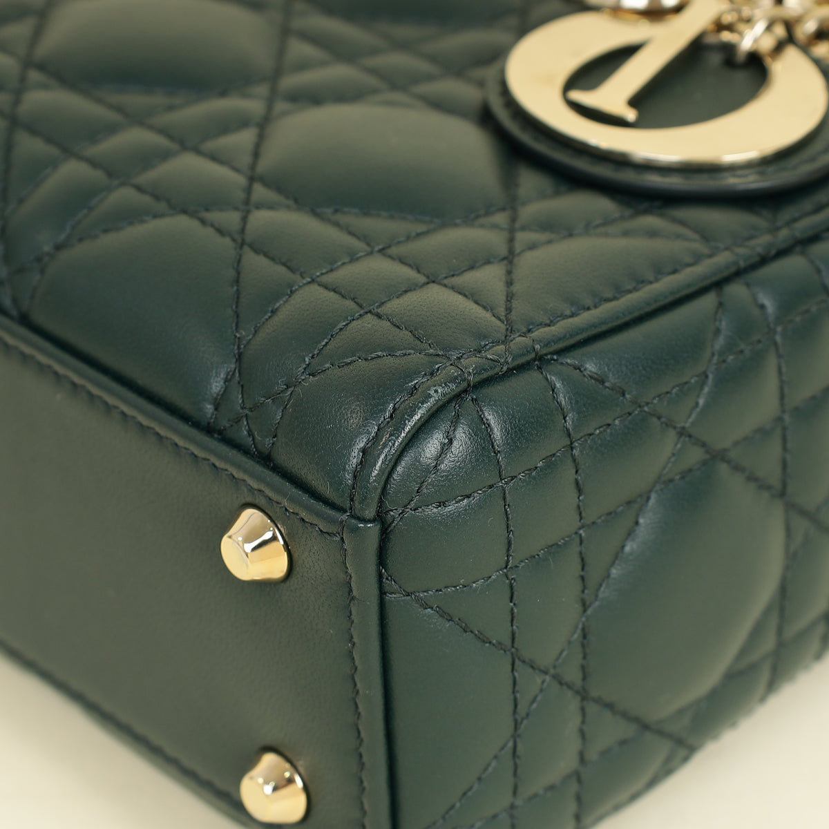 Dior Lady Dior Leather Handbag Style 88
