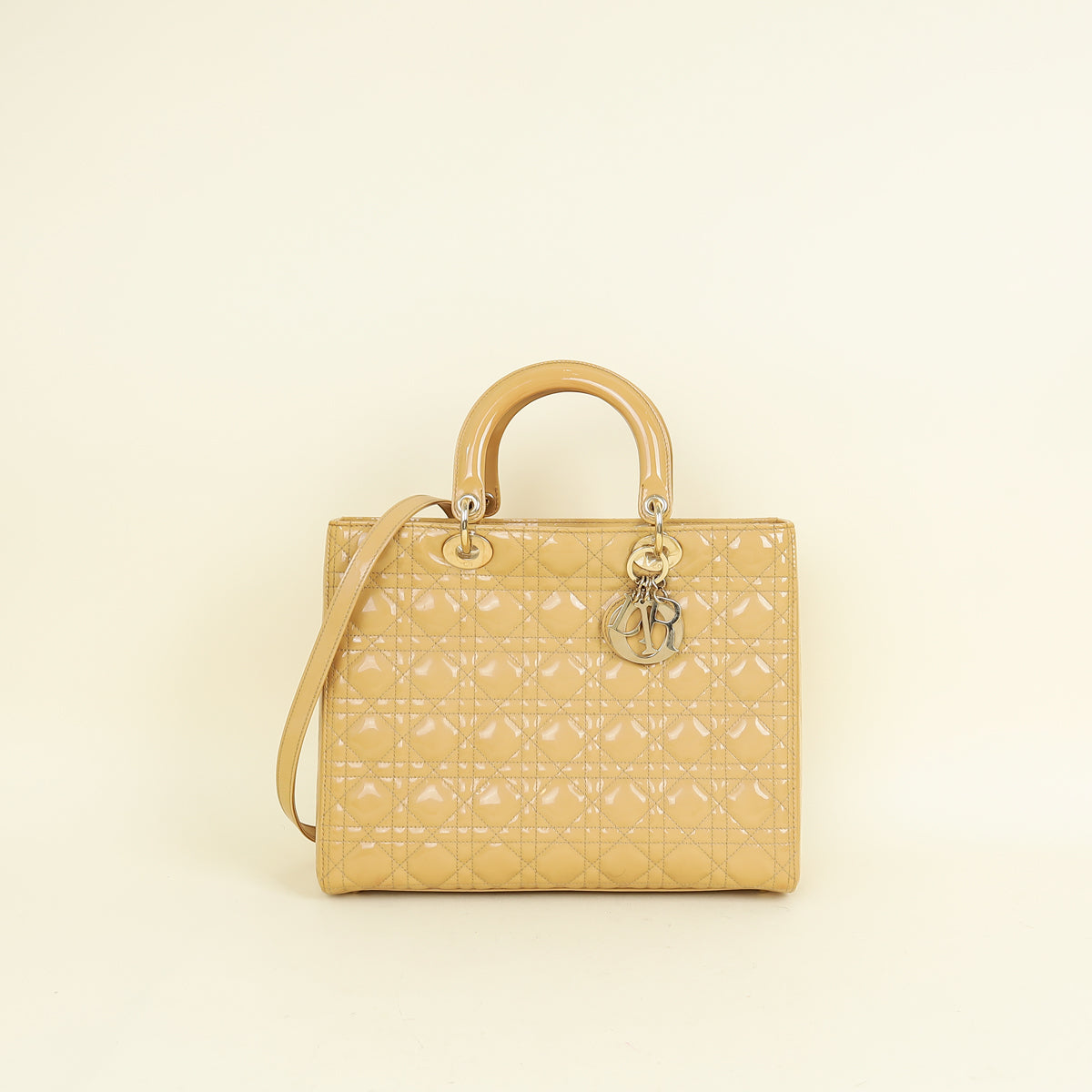 Dior Lady Dior Leather Handbag Style 110
