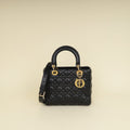 Dior Lady Dior Leather Handbag Style 82