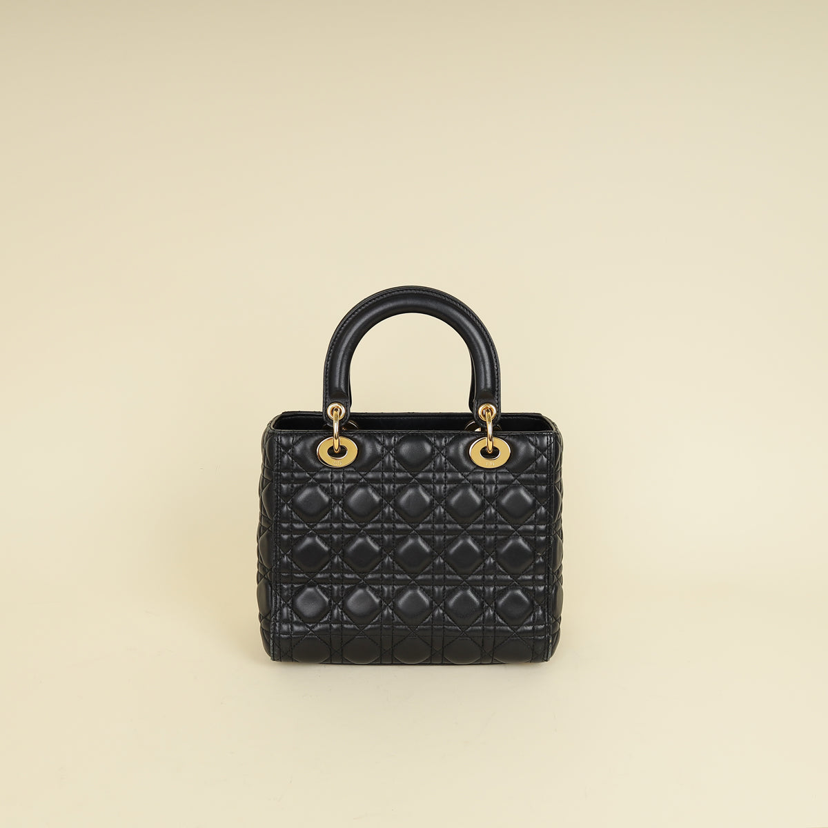 Dior Lady Dior Leather Handbag Style 82