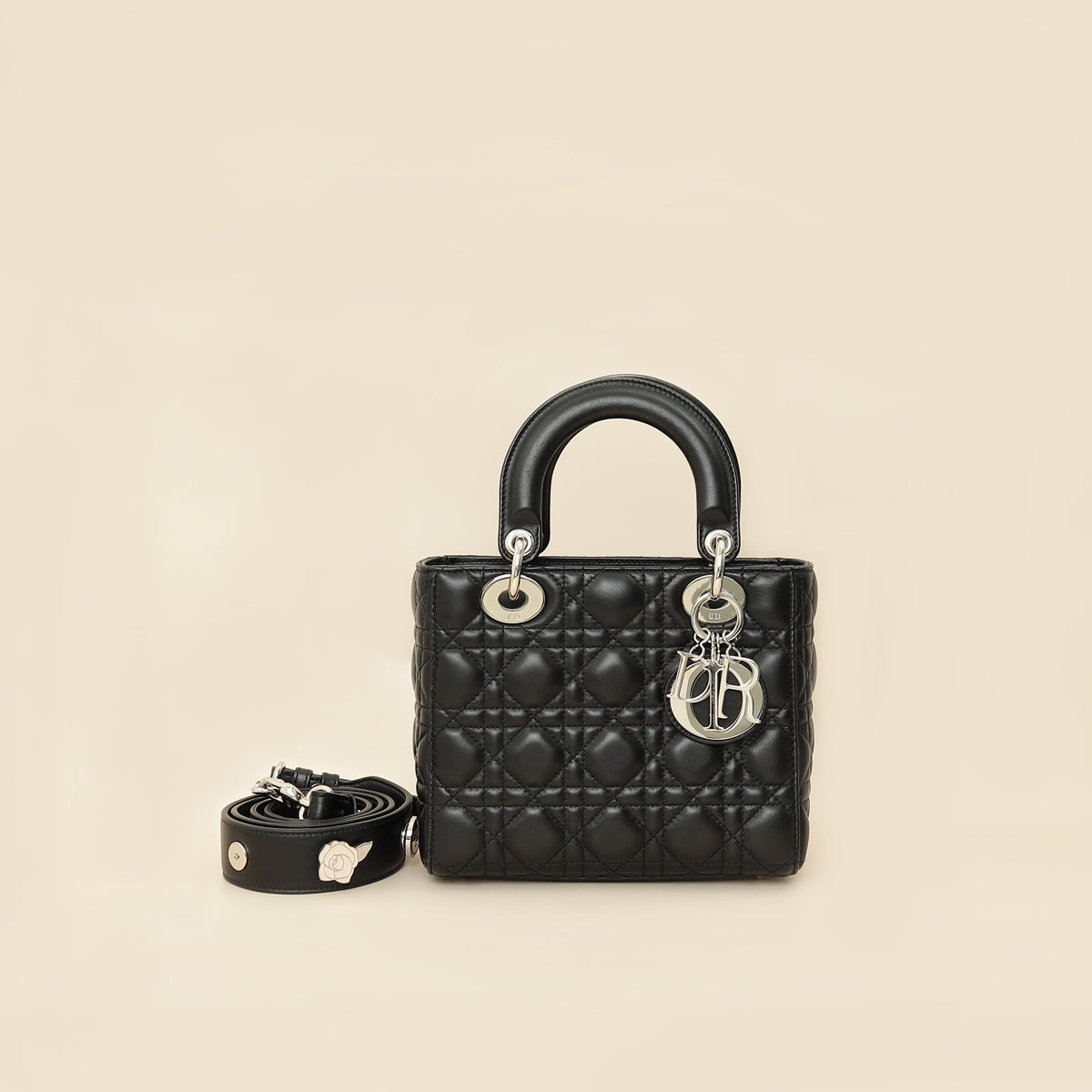 Dior Lady Dior Leather Handbag Style 78