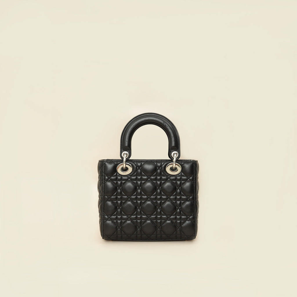 Dior Lady Dior Leather Handbag Style 78