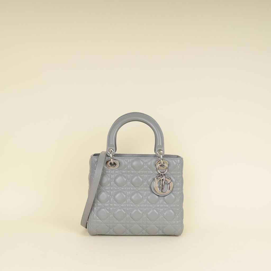 Dior Lady Dior Leather Handbag Style 85
